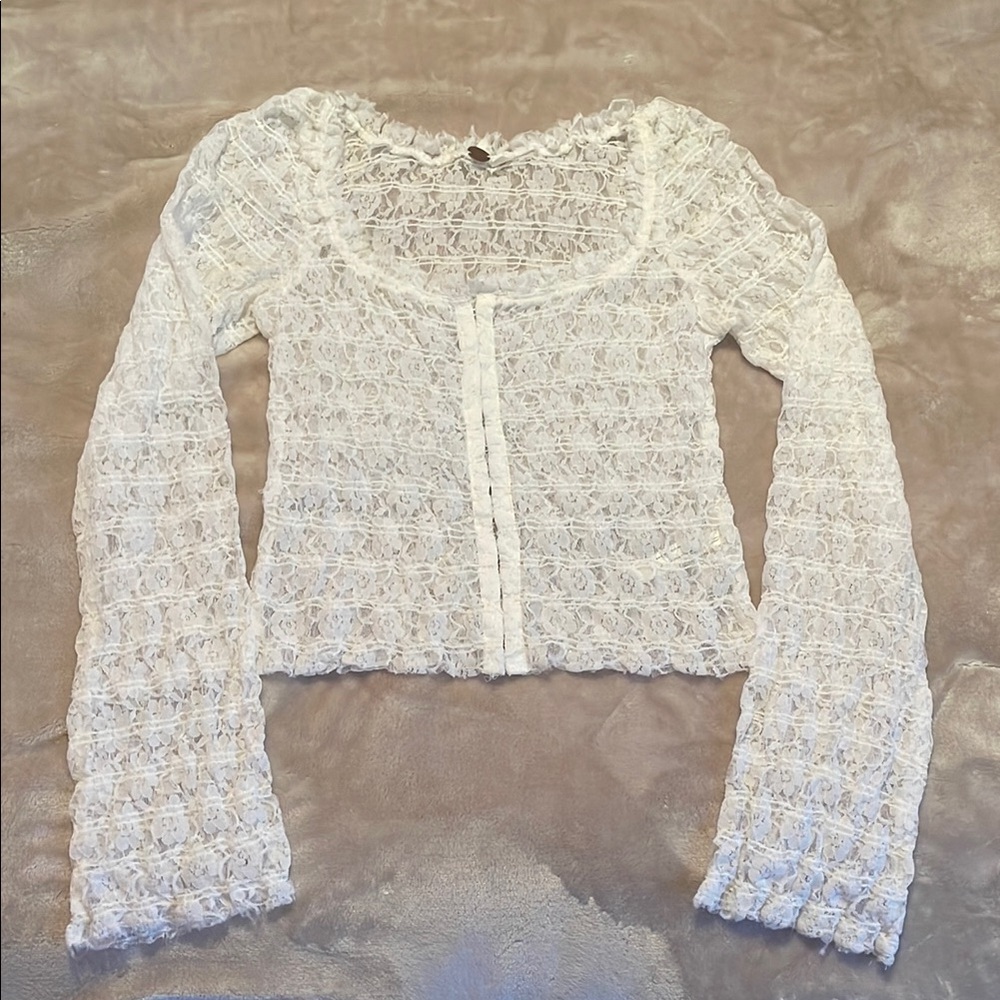 Free People One Madison Lace Top